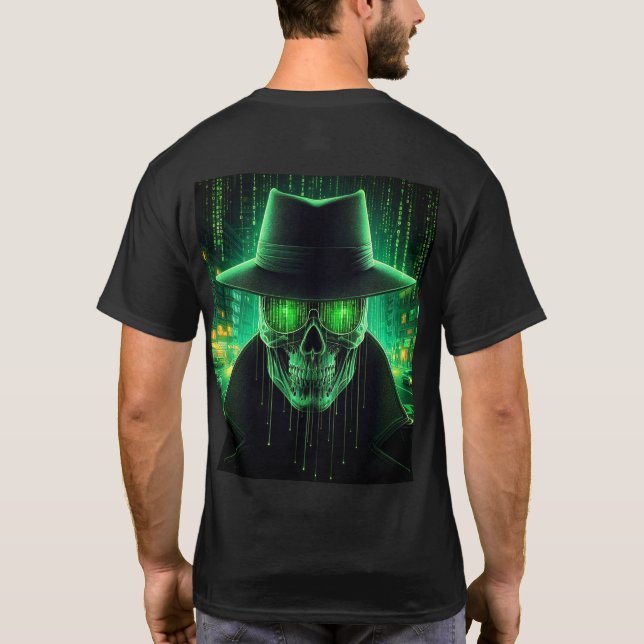 Camiseta black skull (Reverso)