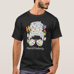 Camiseta Black Social Worker Life African American Social W