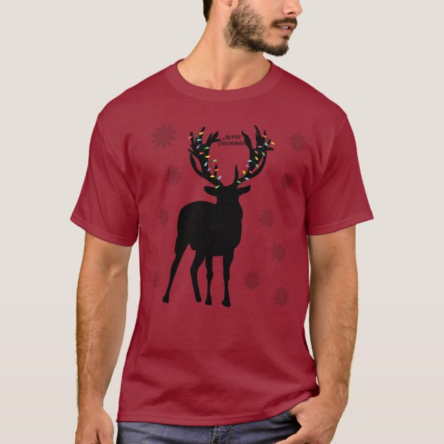Camiseta Black Stag Merry Christmas (Anverso)