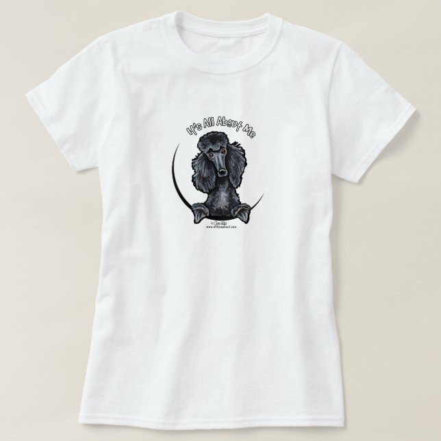 Camiseta Black Standard Poodle IAAM (Diseño del anverso)
