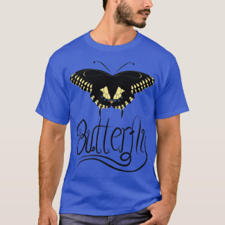 Camiseta Black Swallowtail Butterfly Design