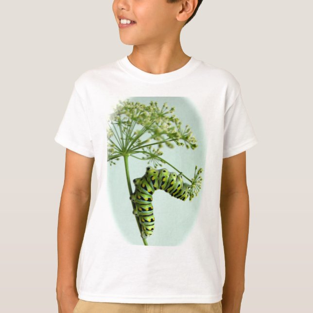 Camiseta Black Swallowtail Caterpillar parsante (Anverso)