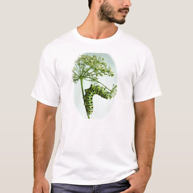 Camiseta Black Swallowtail Caterpillar parsante (Anverso)