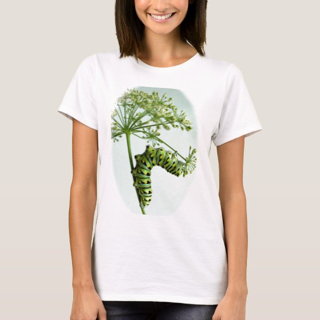 Camiseta Black Swallowtail Caterpillar parsante (Anverso)