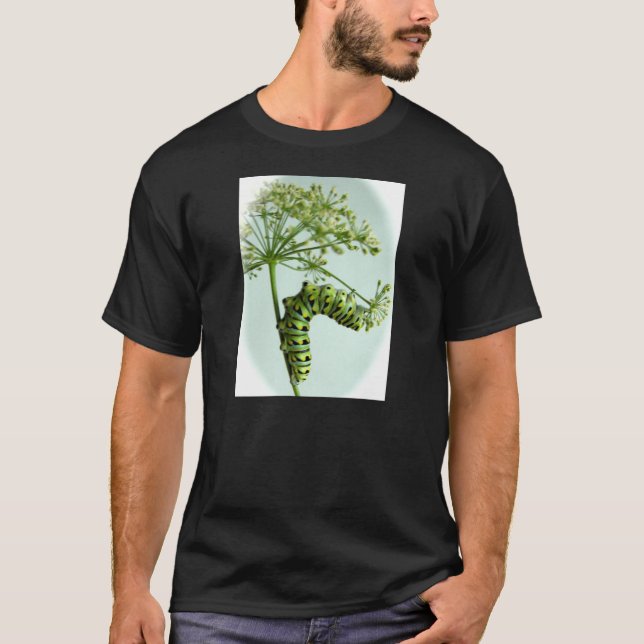 Camiseta Black Swallowtail Caterpillar parsante (Anverso)