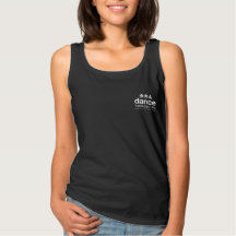 Black Tank - color circle feet