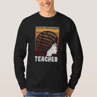 Camiseta Black Teacher Educator African American Black Hist