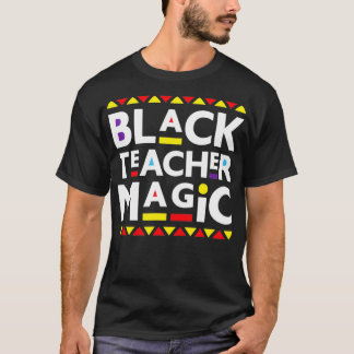 Camiseta Black Teacher Magic Black History Month 2022 Afri
