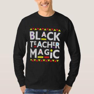 Camiseta Black Teacher Magic Black History Month 2022 Afric