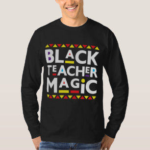 Camiseta Black Teacher Magic Black History Month 2022 Afric