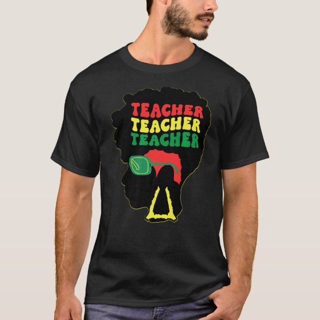 Camiseta Black Teacher Queens Melanin Women Sista Teachers  (Anverso)