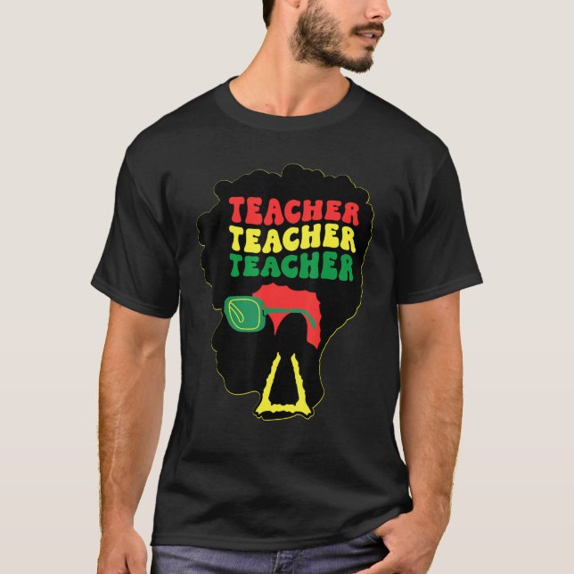 Camiseta Black Teacher Queens Melanin Women Sista Teachers  (Anverso)