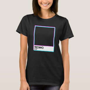 Camiseta Black Techno Music EDM Electro Deep House