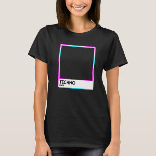 Camiseta Black Techno Music EDM Electro Deep House