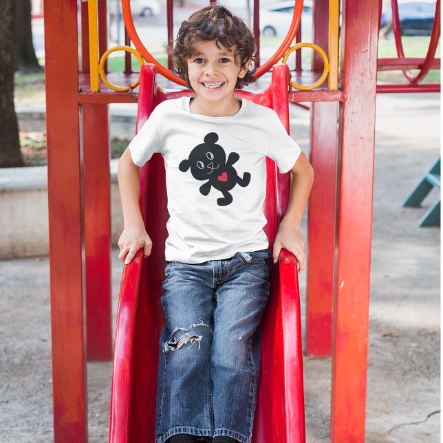 Camiseta Black Teddy Bear Love (Subido por el creador)