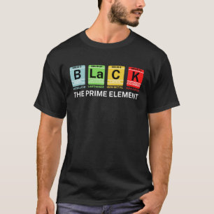 Camiseta Black The Prime Element Black History T-Shirt