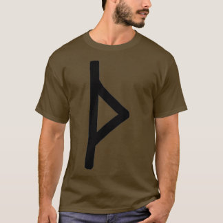 Camiseta Black Thurisaz Rune Pincel