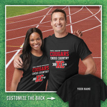 Black Tomball Jr. High Cougars Cross Country