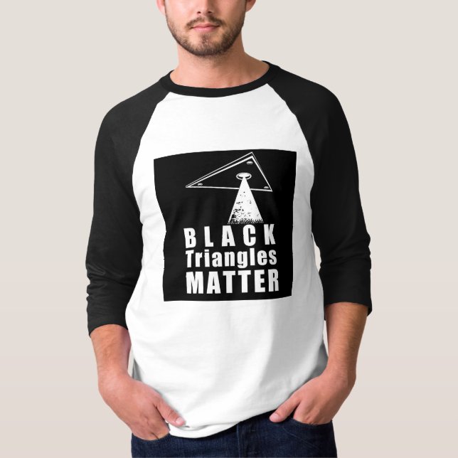 Camiseta Black Triangle Matter Raglan (Anverso)