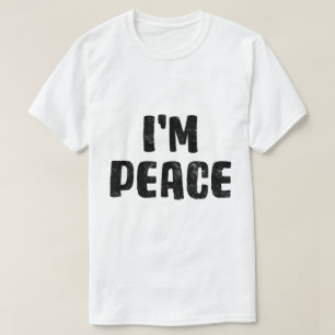 Camiseta BLACK: Vengo en paz, estoy en juego.