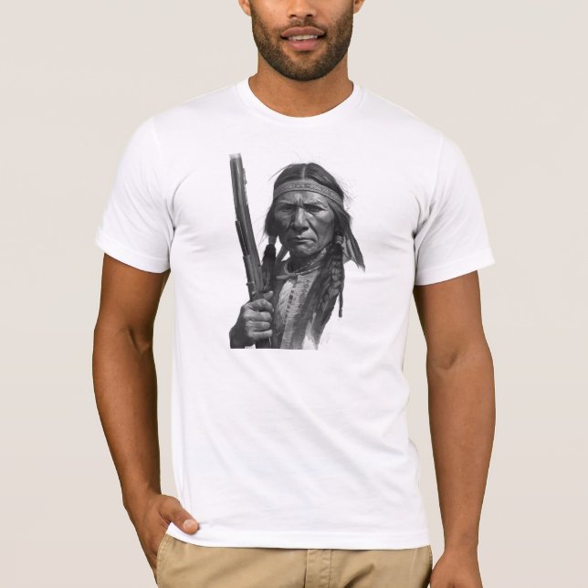 Camiseta Black & White Geronimo (Anverso)
