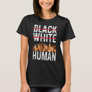 Camiseta Black White Human Equality Appare Black History Mo