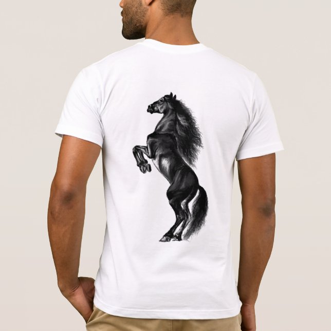 Camiseta Black Wilse Horse (Reverso)