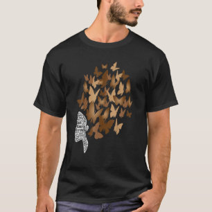 Camiseta Black Woman Afro Butterfly Guay Black History Mont