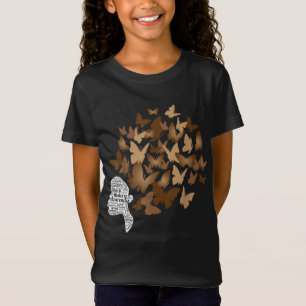 Camiseta Black Woman Afro Butterfly Guay Black History Mont