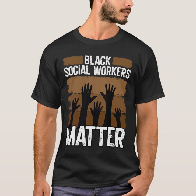 Camiseta Black Worker African American Black History (Anverso)