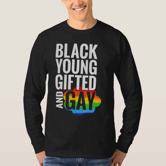 Camiseta Black Young Ed Y Gay Lgbt (Anverso)