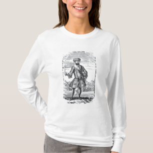 Camiseta Blackbeard el pirata, 'de una historia general de
