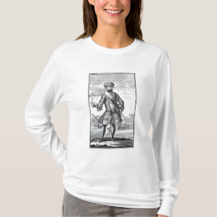 Camiseta Blackbeard el pirata, 'de una historia general de