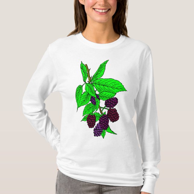 Camiseta Blackberry Fruit (Anverso)