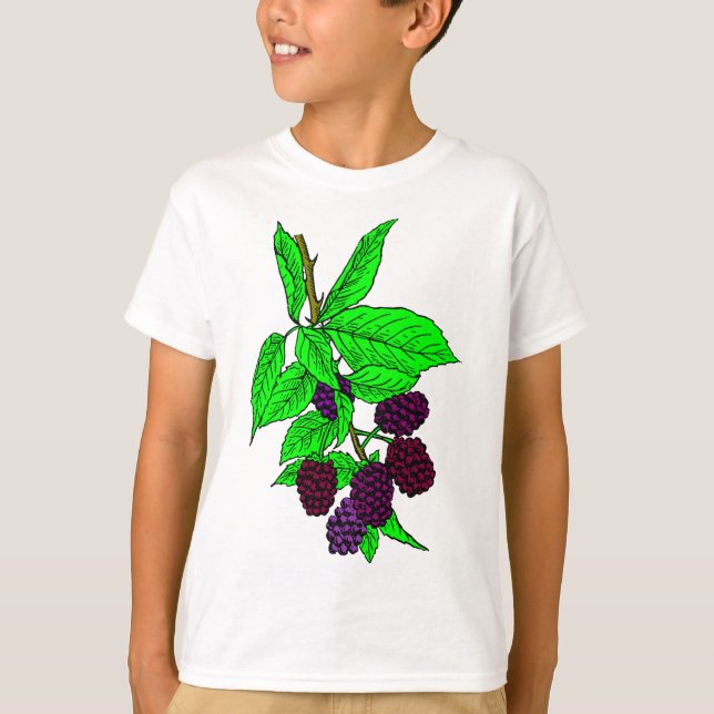 Camiseta Blackberry Fruit (Anverso)