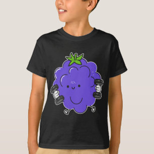 Camiseta Blackberry, Fruit Costuit Workbuilding Bodybuildin