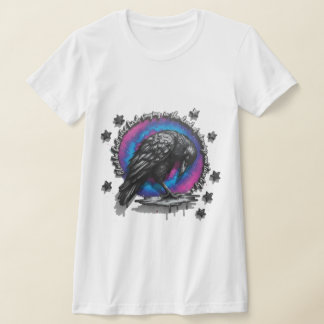 Camiseta "Blackbird Singing" Graphic Tee - Expressive 3D Gr