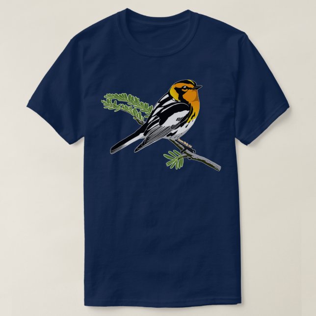 Camiseta Blackburnian Warbler (Diseño del anverso)
