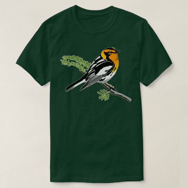 Camiseta Blackburnian Warbler (Diseño del anverso)