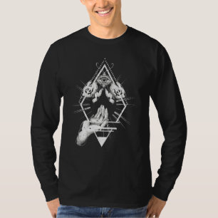 Camiseta Blackcraft All Seye Insect Moth Hamsa Hands