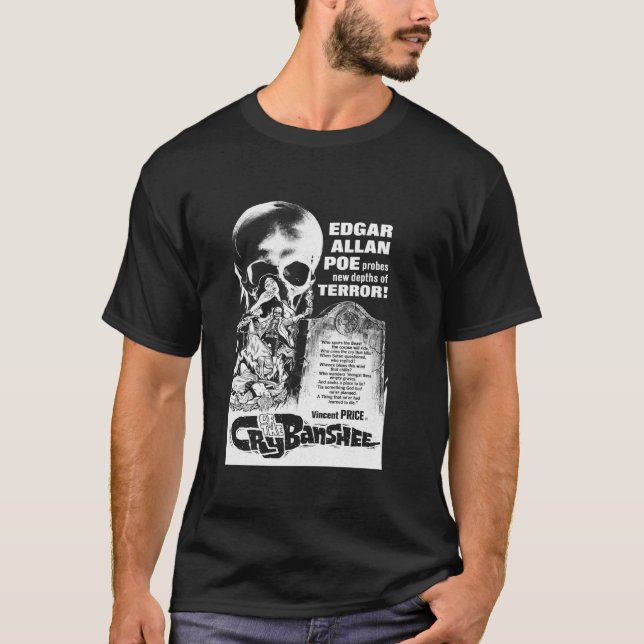 Camiseta Blackcraft Edgar Allan Poe grito de oscuridad (Anverso)