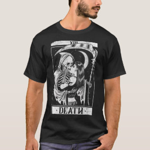 Camiseta Blackcraft Muerte La Tarjeta Tarot Del Paro Grim R