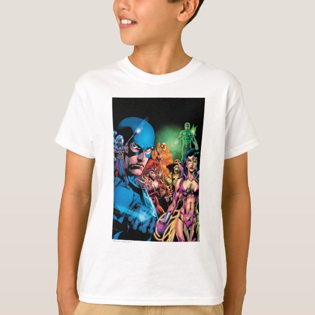 Camiseta Blackest Night Comic Panel 2 - Color (Anverso)