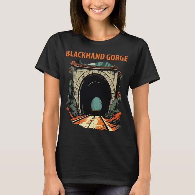 Camiseta Blackhand Gorge Tunnel Dark Teal Viaje (Anverso)