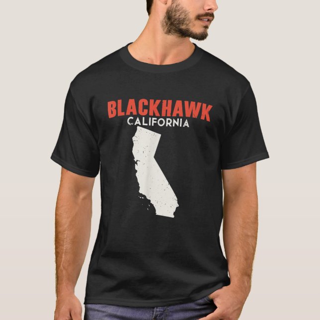 Camiseta Blackhawk California EE.UU. EE.UU. EE.UU. Viaja Ca (Anverso)
