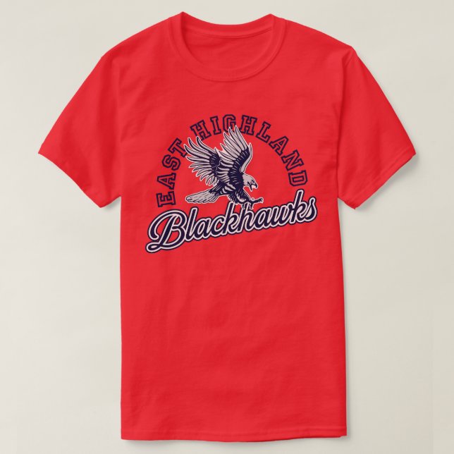 Camiseta Blackhawks del este de Highland (Diseño del anverso)