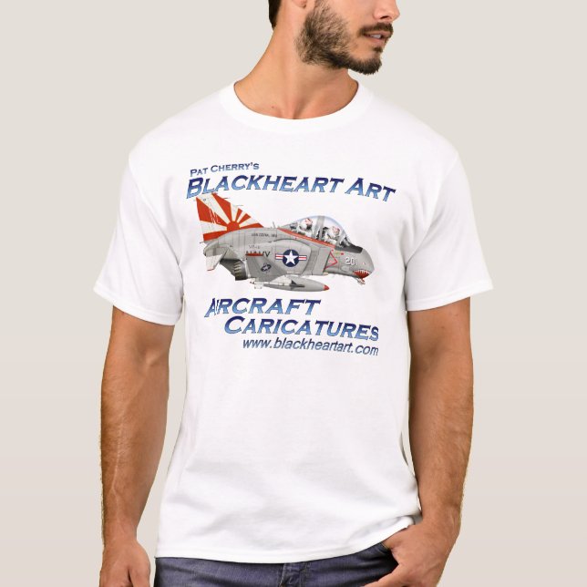 Camiseta Blackheart del arte F4 (Anverso)