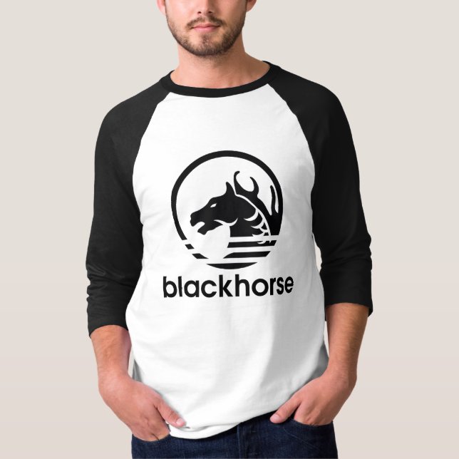 Camiseta BlackHorse x vida de tres rayas (Anverso)