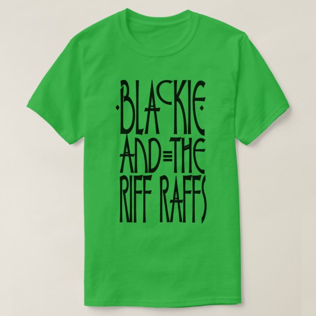 Camiseta Blackie y los Riff Raffs (Diseño del anverso)
