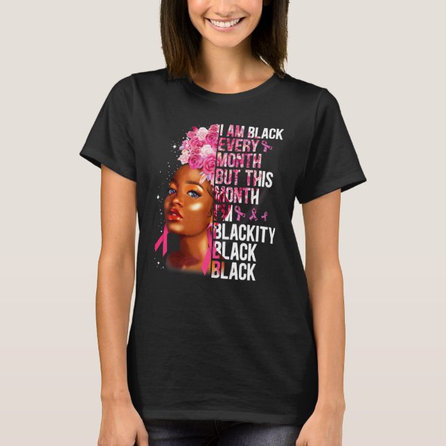 Camiseta Blackity Black Every Month Black History BHM Afric (Anverso)
